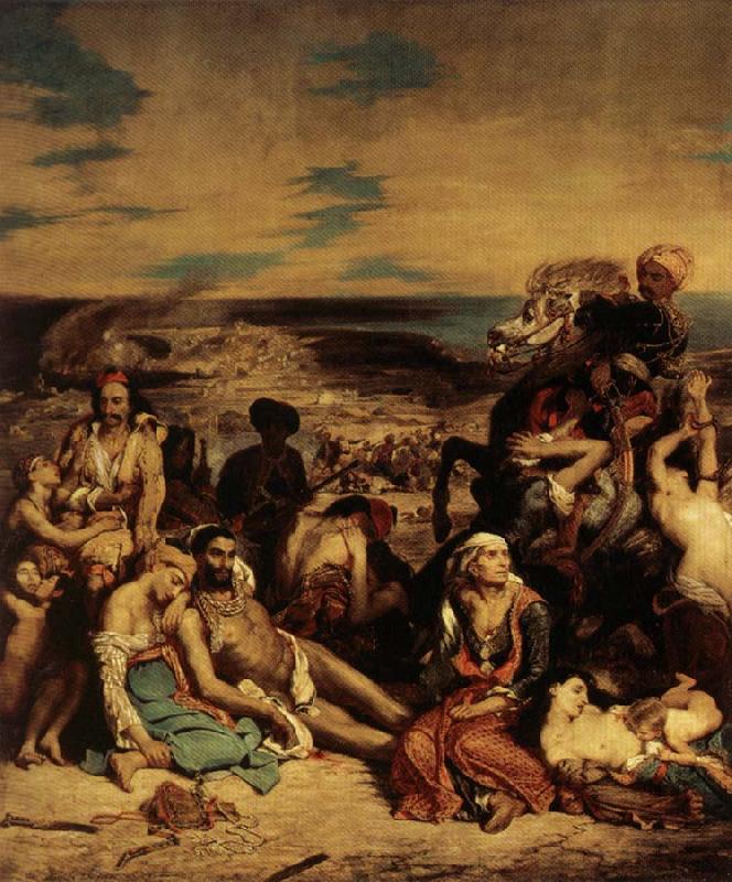 Eugene Delacroix The Massacer at Chios